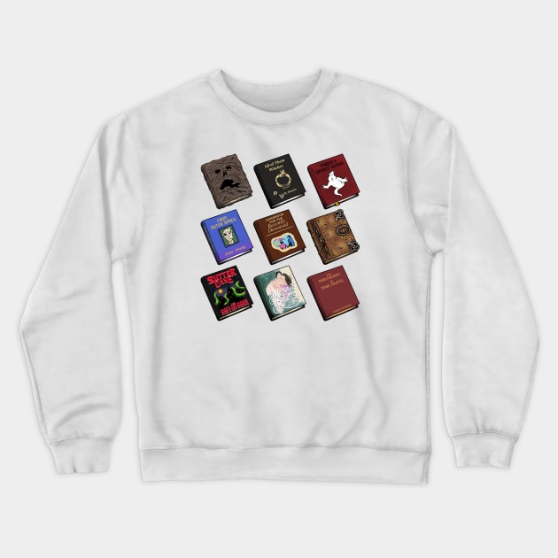 Books Crewneck Sweatshirt by LoudMouthThreads